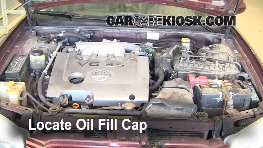 2002 Nissan Maxima GLE 3.5L V6 Aceite